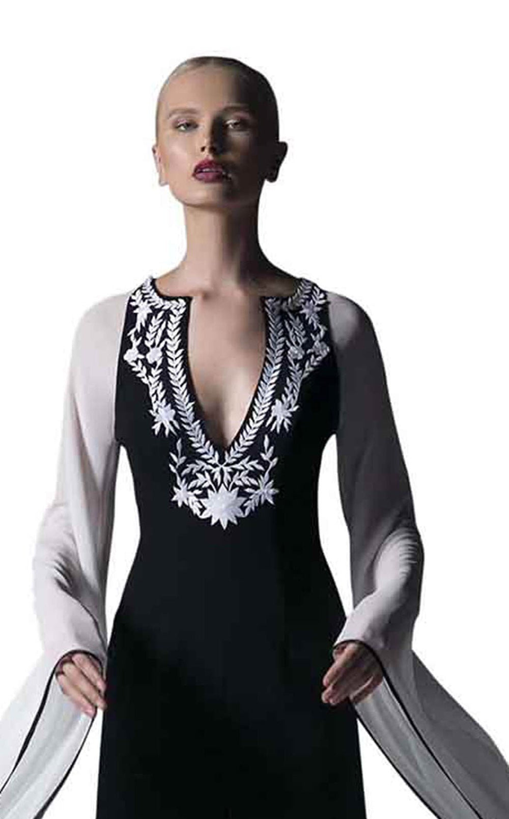 Edward Arsouni Couture SS0383 Dress details - VOLAKK