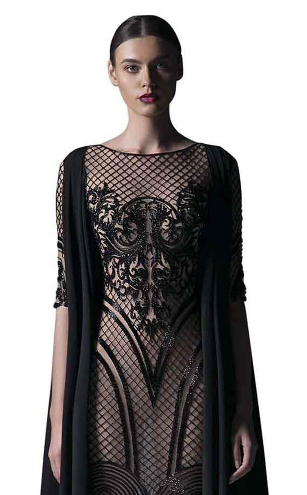Edward Arsouni Couture SS0386 Dress details - VOLAKK