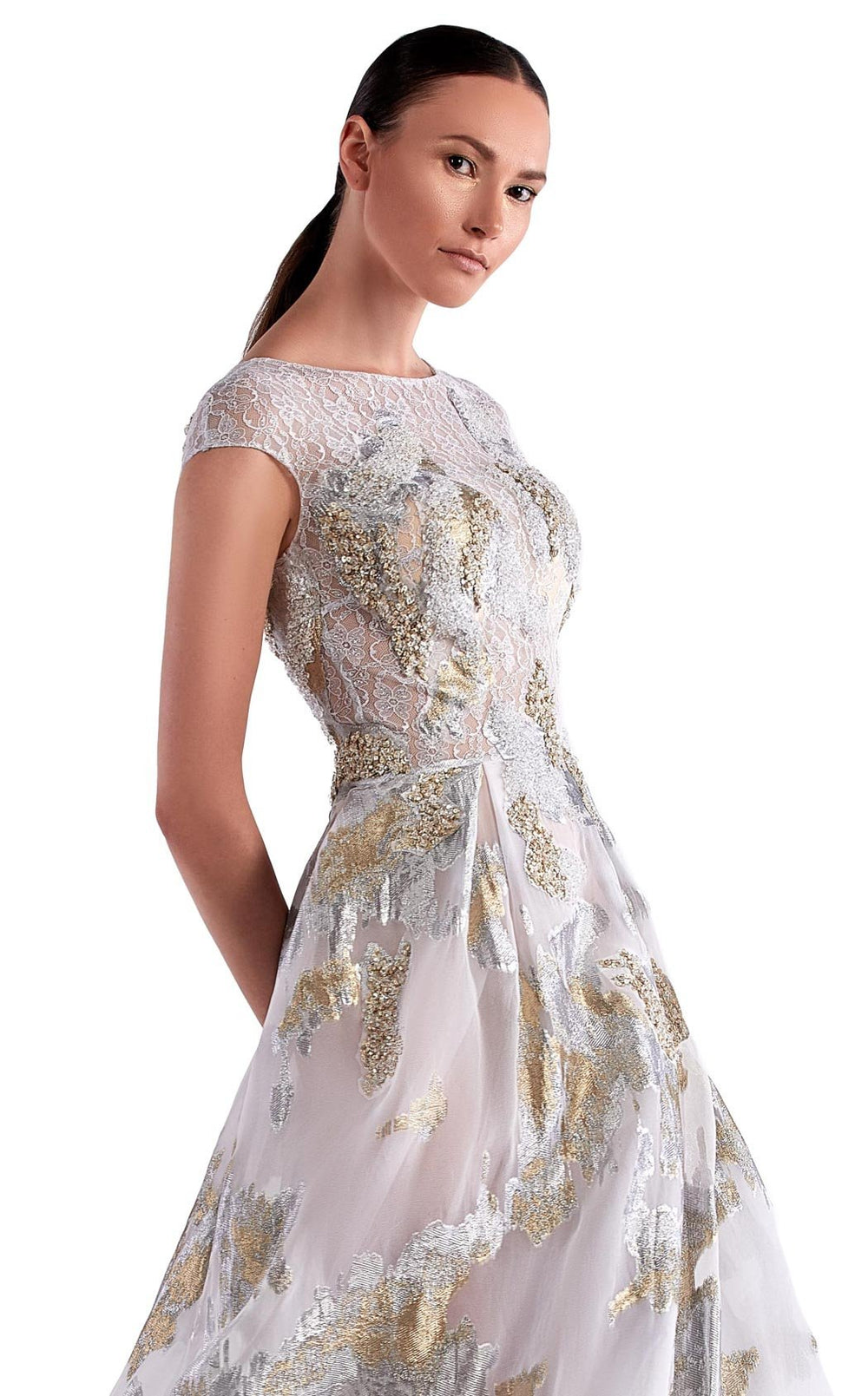 Edward Arsouni Couture SS0469 Dress details - VOLAKK