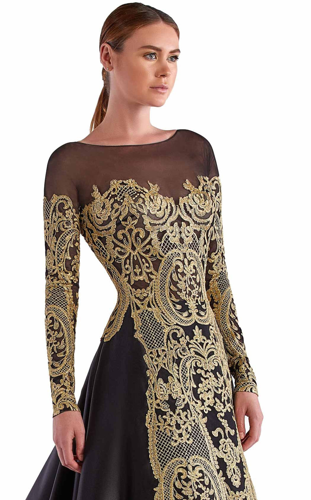 Edward Arsouni Couture SS0490 Dress details - VOLAKK