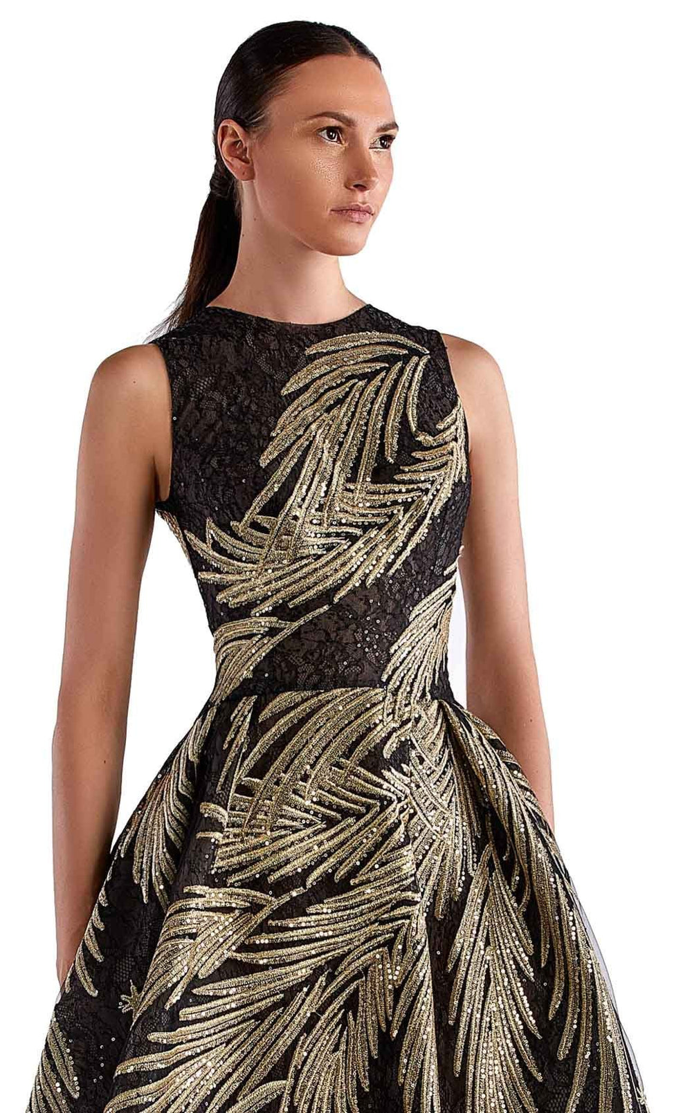 Edward Arsouni Couture SS0498 Dress details - VOLAKK
