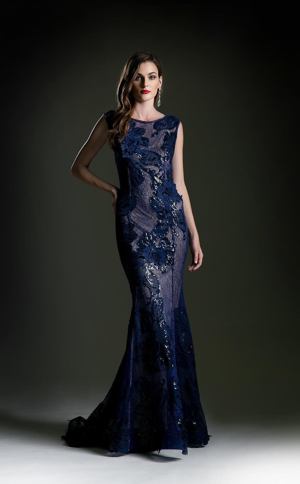 Exquisite Andrea and Leo 5024 Dress detail view - VOLAKK