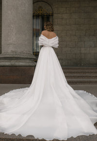 Wedding Dress Acerola with Leg Slit view 12