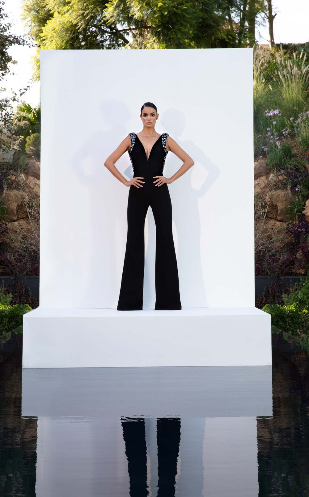 Exquisite Jean Louis Sabaji 600329 Jumpsuit detail view - VOLAKK