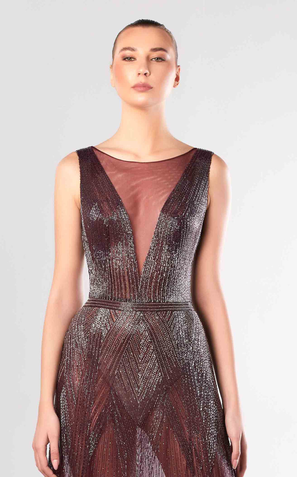 Edward Arsouni Couture FW663 Dress details - VOLAKK