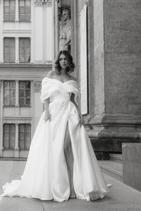 Wedding Dress Acerola with Leg Slit view 15