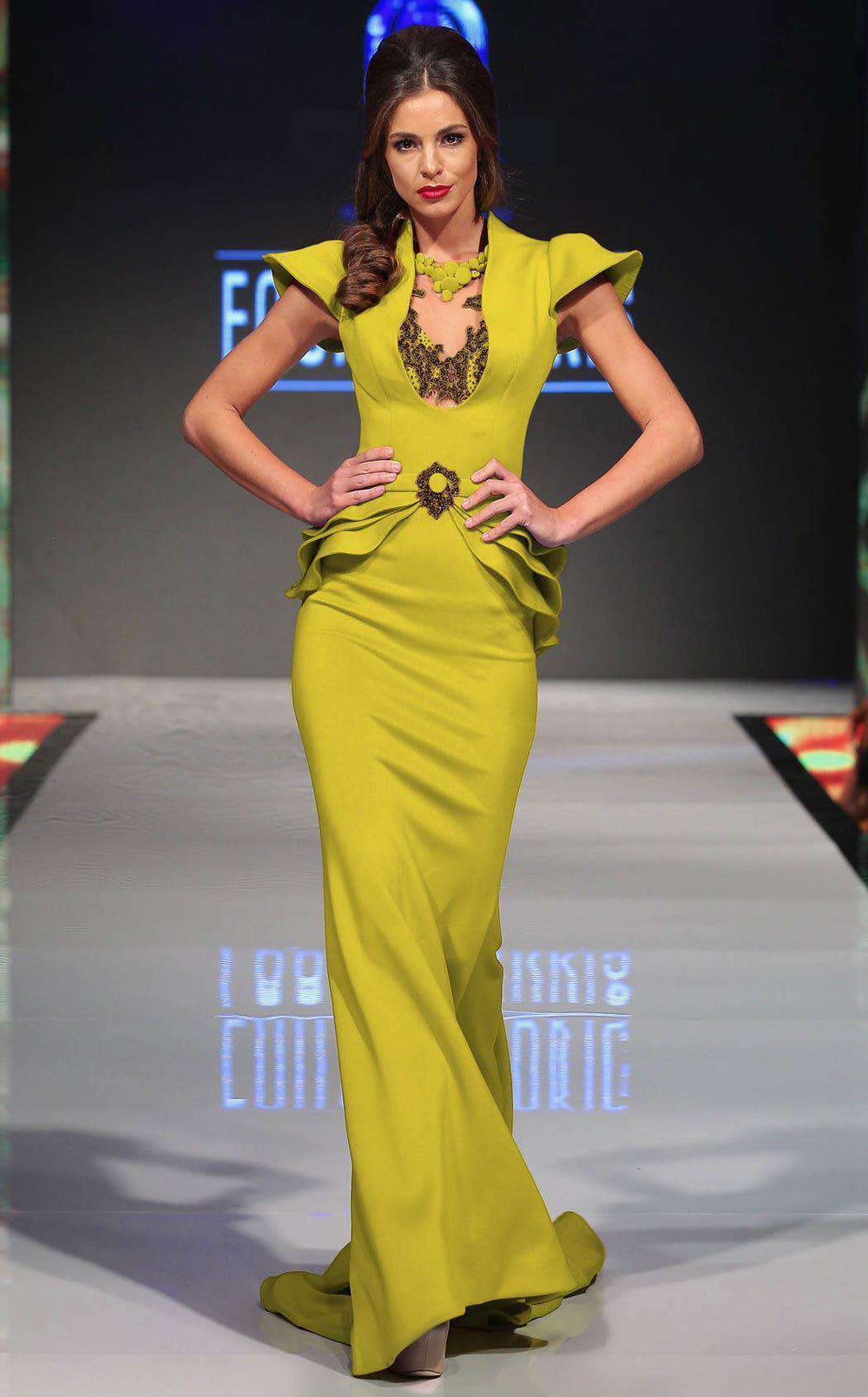 Exquisite MNM Fouad Sarkis 2295 Dress detail view - VOLAKK