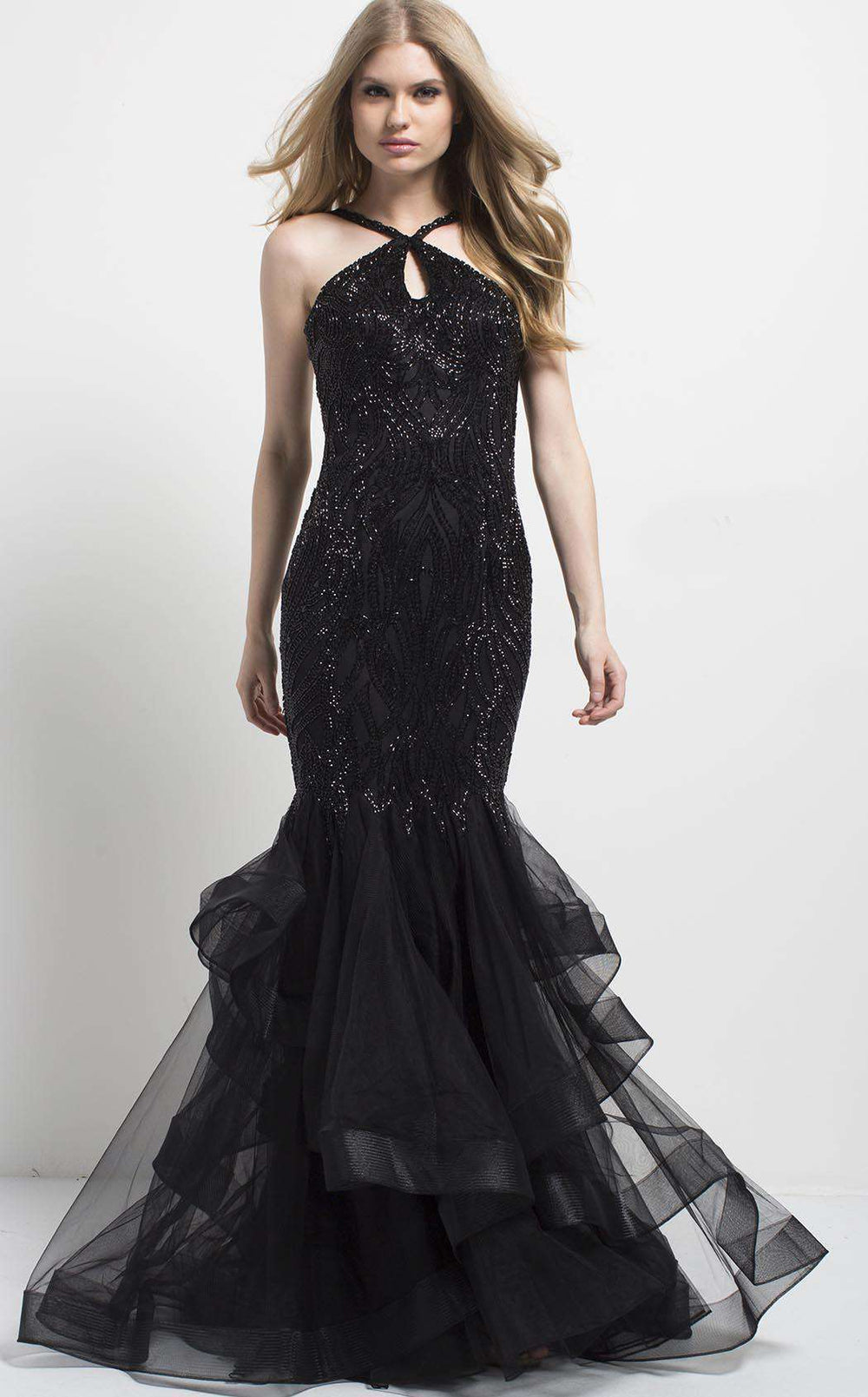Exquisite Jovani 48732 Dress detail view - VOLAKK