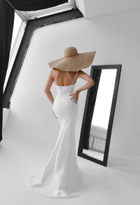Minimalist Mermaid Wedding Dress Selena view 10