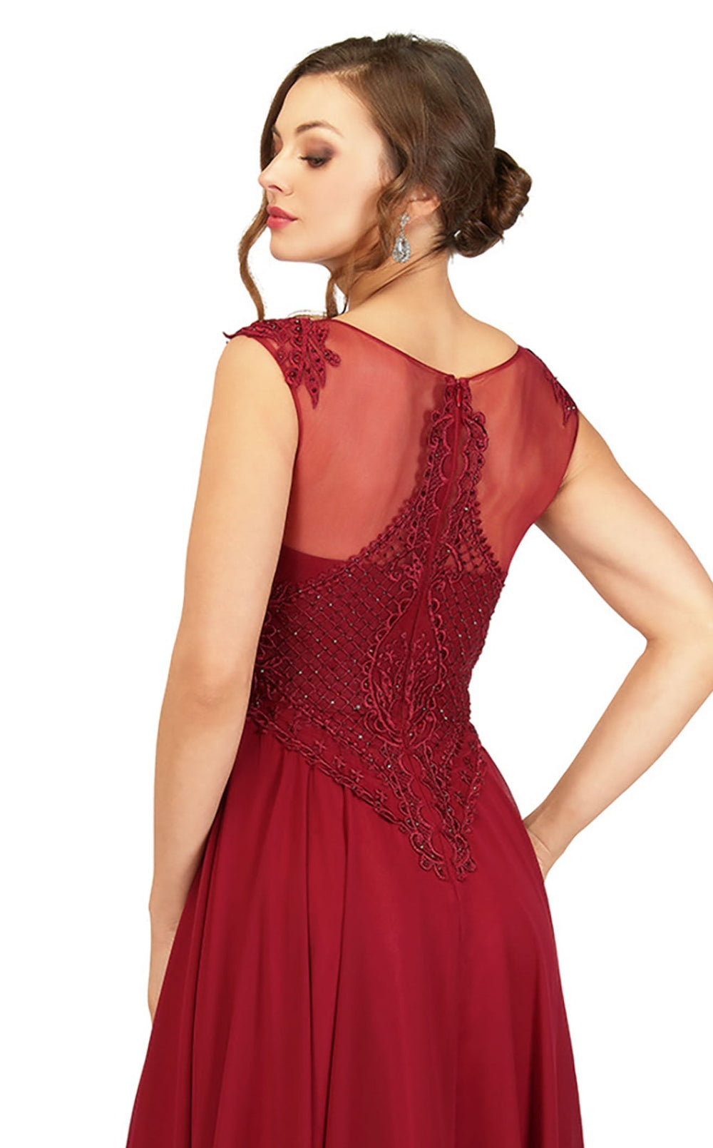 Exquisite Abby Paris 96051W Dress detail view - VOLAKK