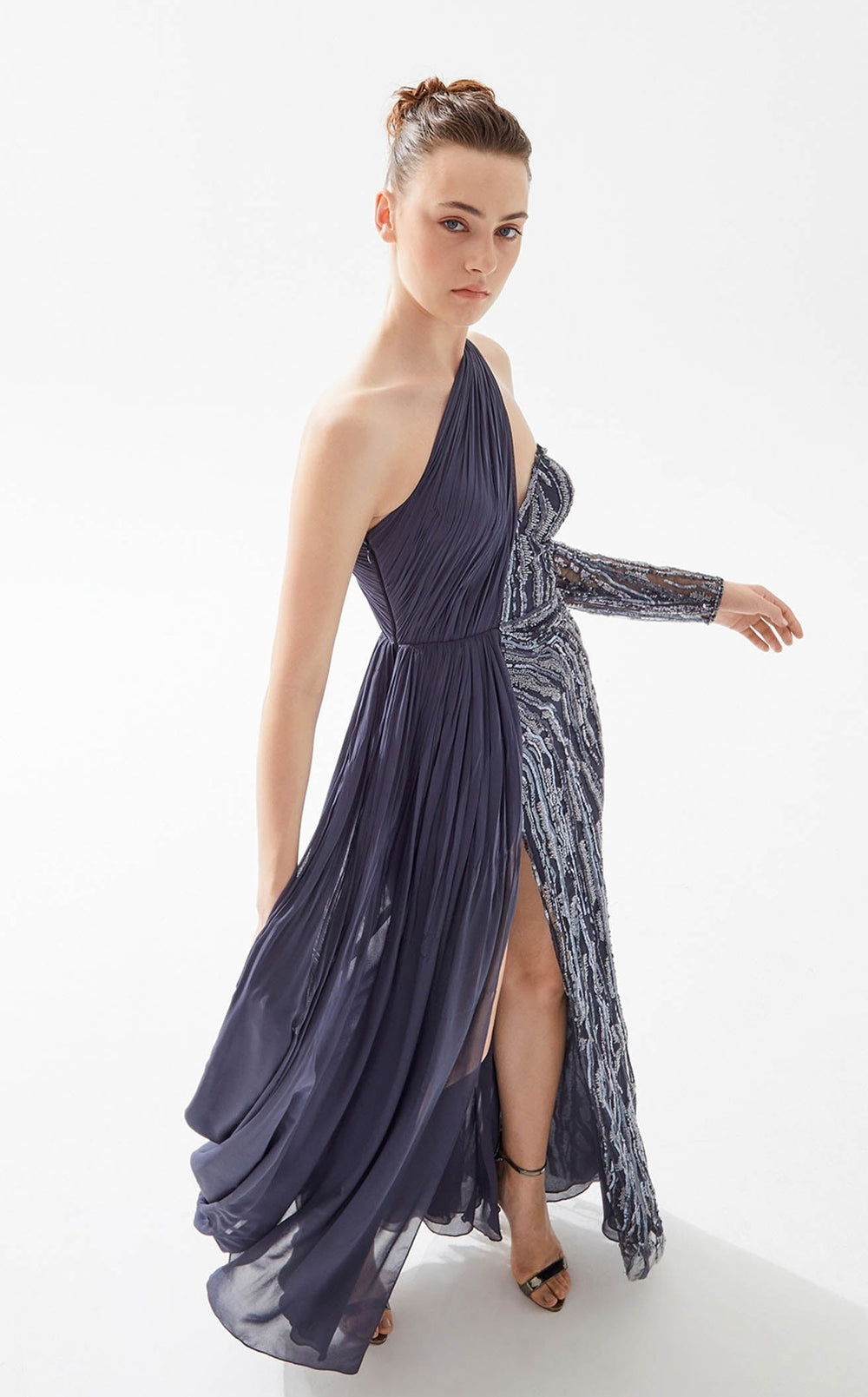 Exquisite Tarik Ediz 98298 Dress detail view - VOLAKK