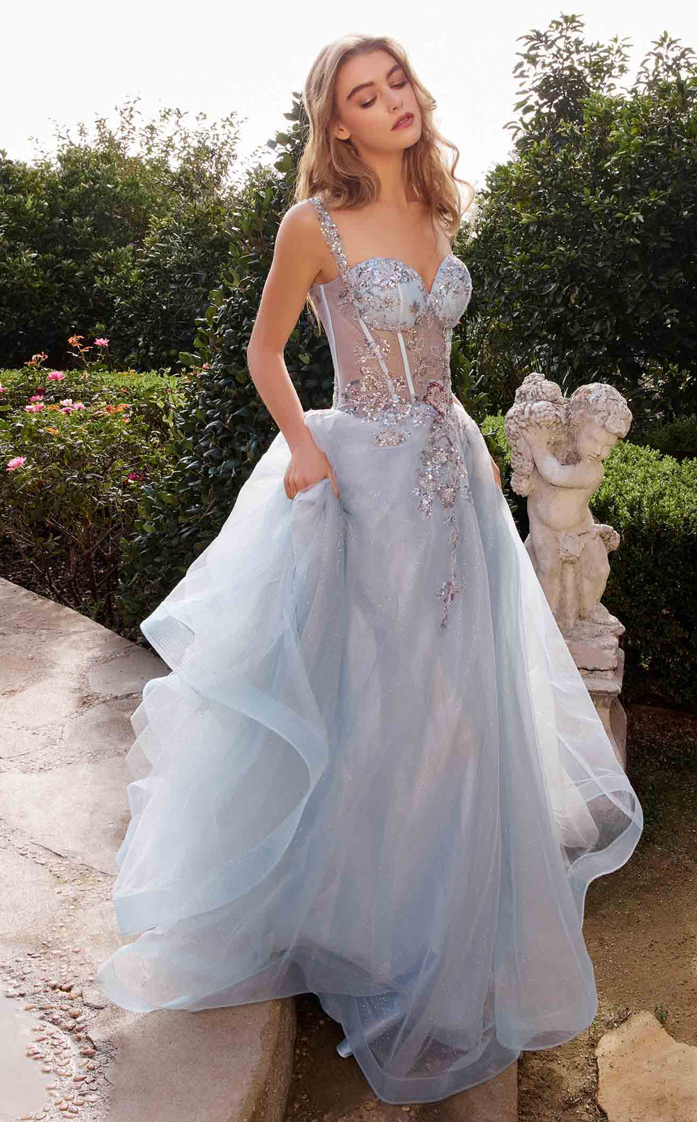 Exquisite Andrea and Leo A1258 Dress detail view - VOLAKK