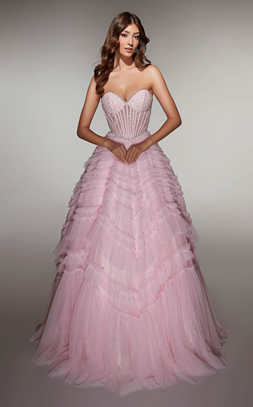 Exquisite Alyce 62007 Dress detail view - VOLAKK