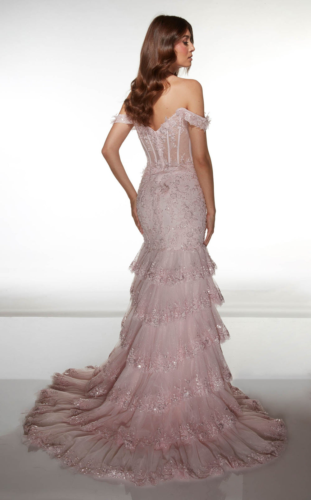 Exquisite Alyce 62021 Dress detail view - VOLAKK