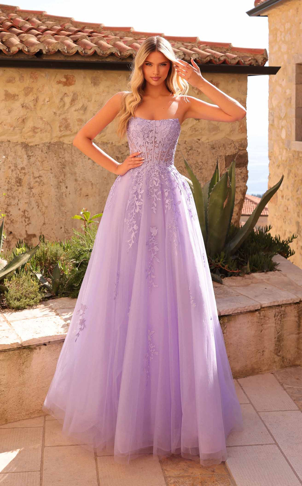 Exquisite Amarra 88950 Dress detail view - VOLAKK
