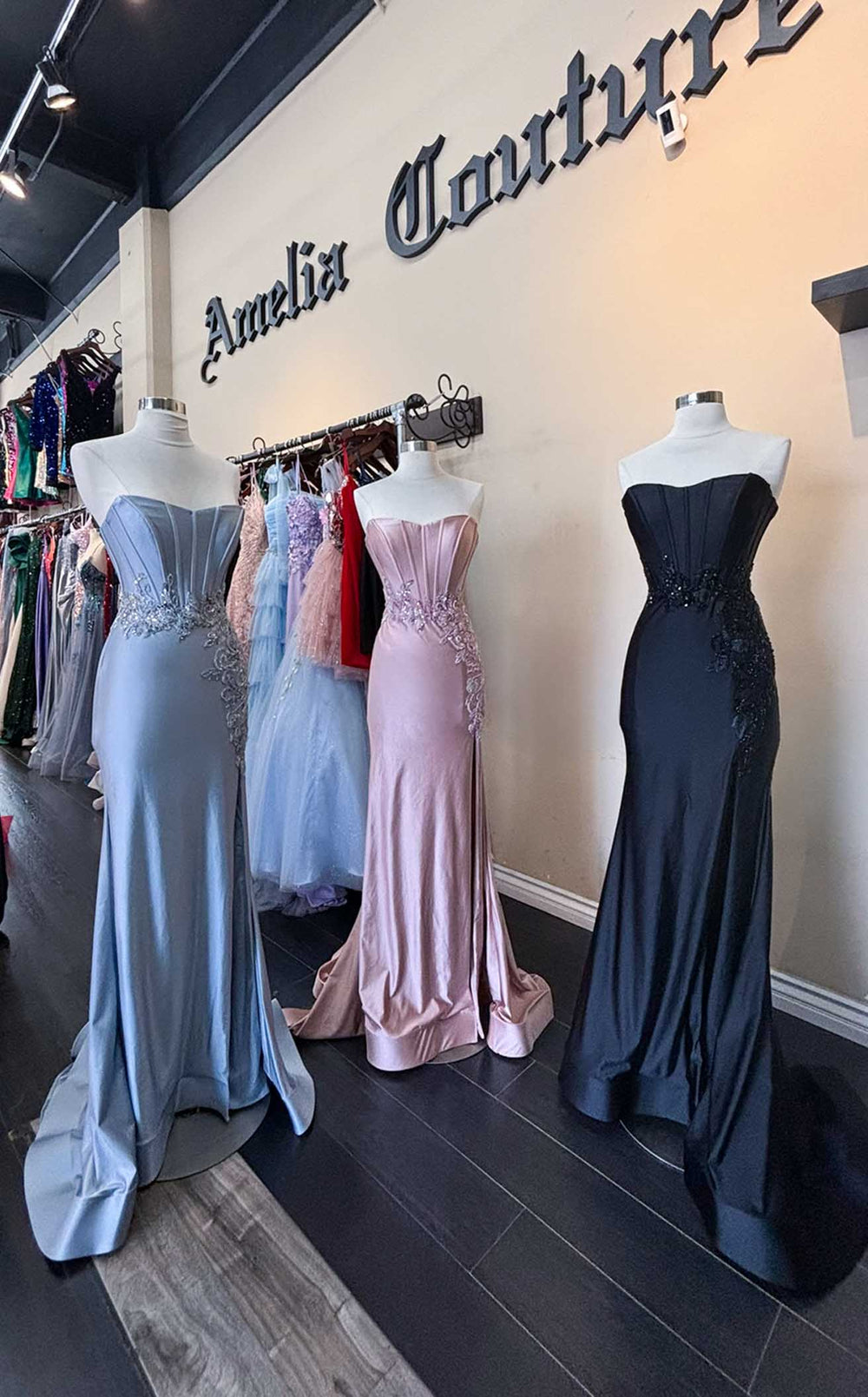 Amelia Couture 7057 Dress details - VOLAKK