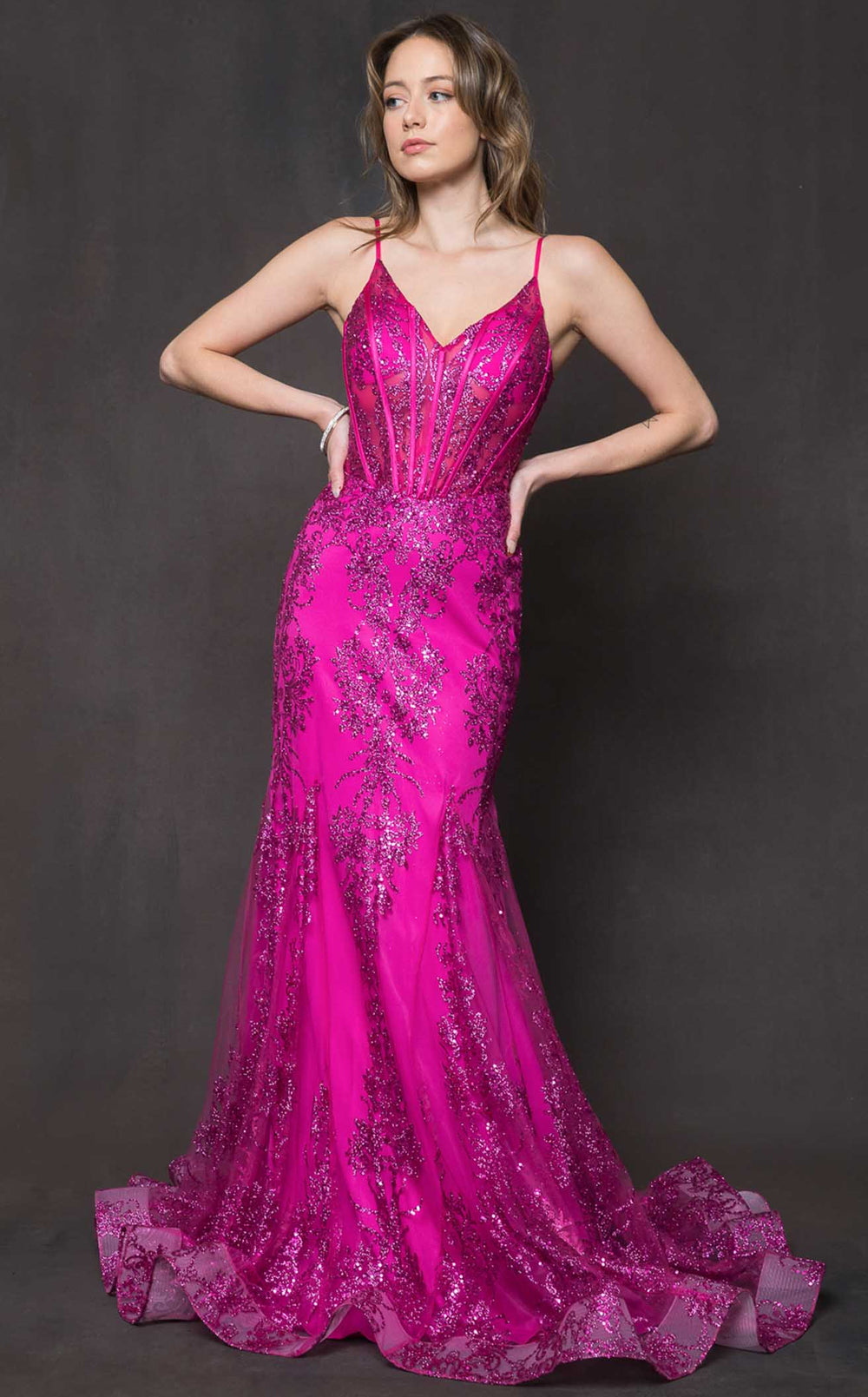 Amelia Couture BZ015 Dress details - VOLAKK