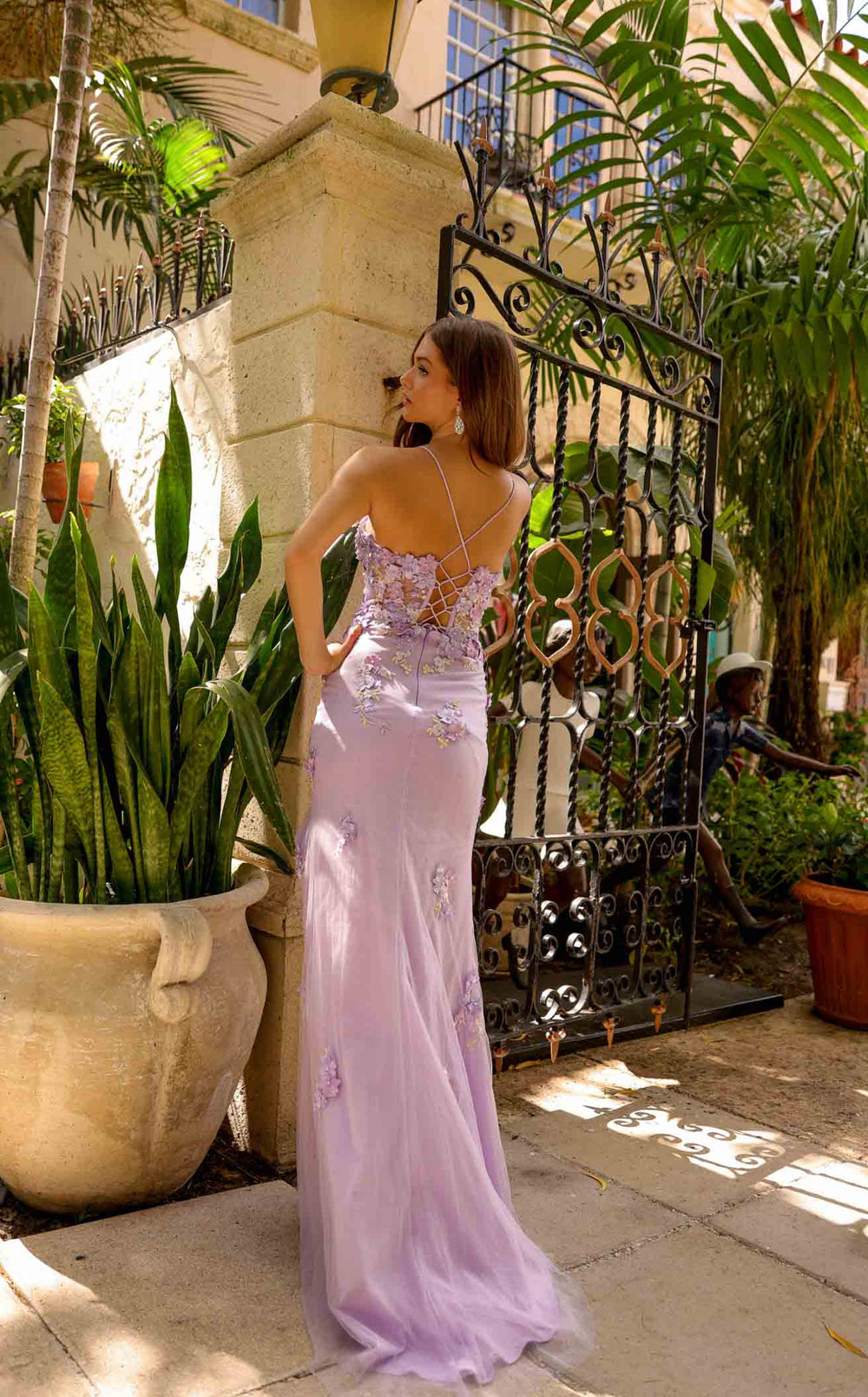 Exquisite Amelia Couture BZ9019 Dress detail view - VOLAKK