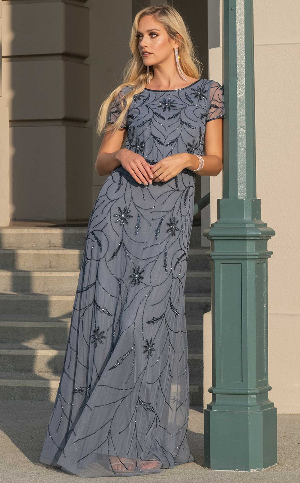 Exquisite Amelia Couture IN004 Dress detail view - VOLAKK