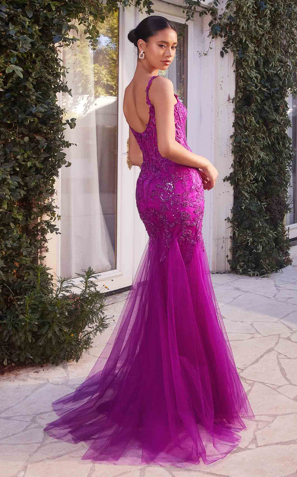 Exquisite Andrea and Leo A1231 Dress detail view - VOLAKK