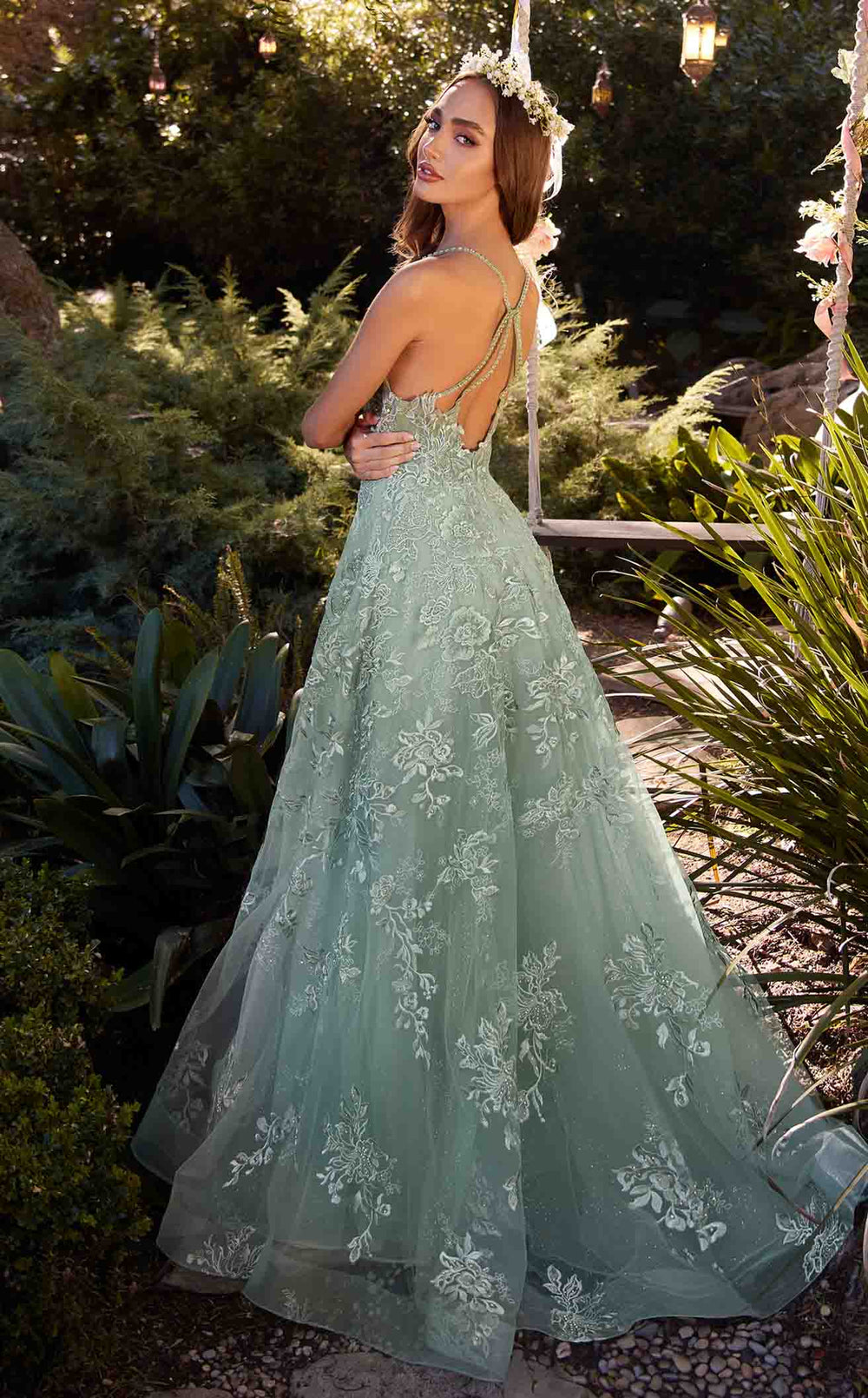 Exquisite Andrea and Leo A1248 Dress detail view - VOLAKK