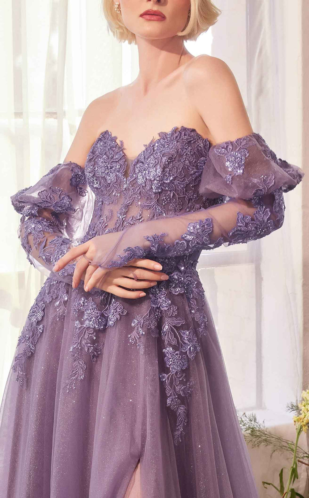 Exquisite Andrea and Leo A1398 Dress detail view - VOLAKK