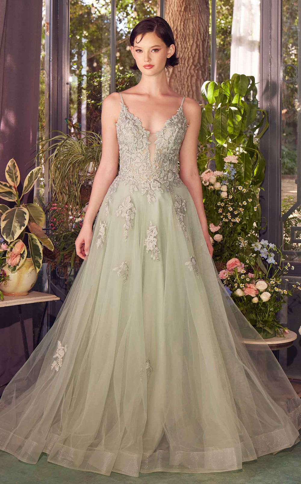 Exquisite Andrea and Leo A1417 Dress detail view - VOLAKK
