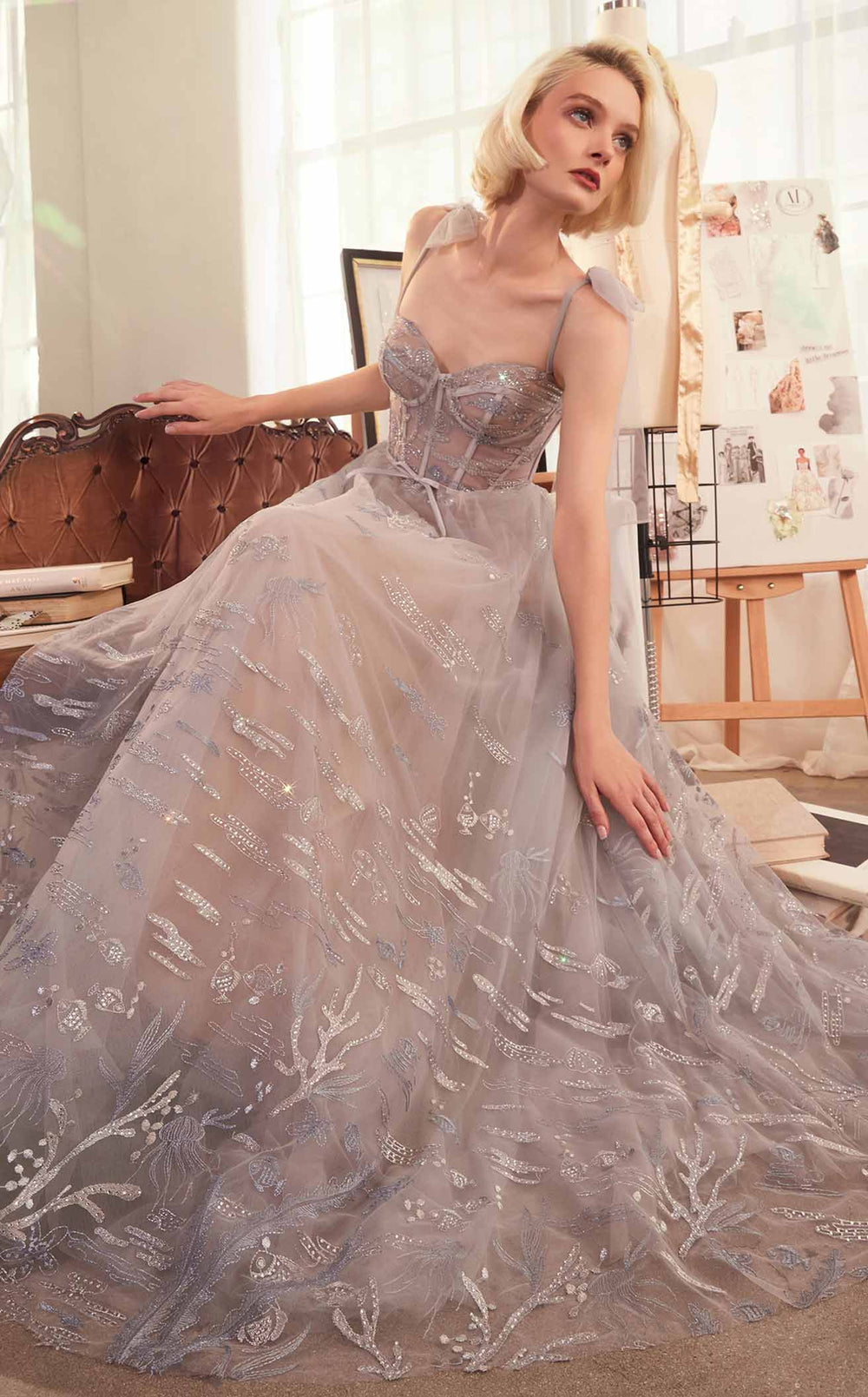 Andrea and Leo A1458 Dress details - VOLAKK