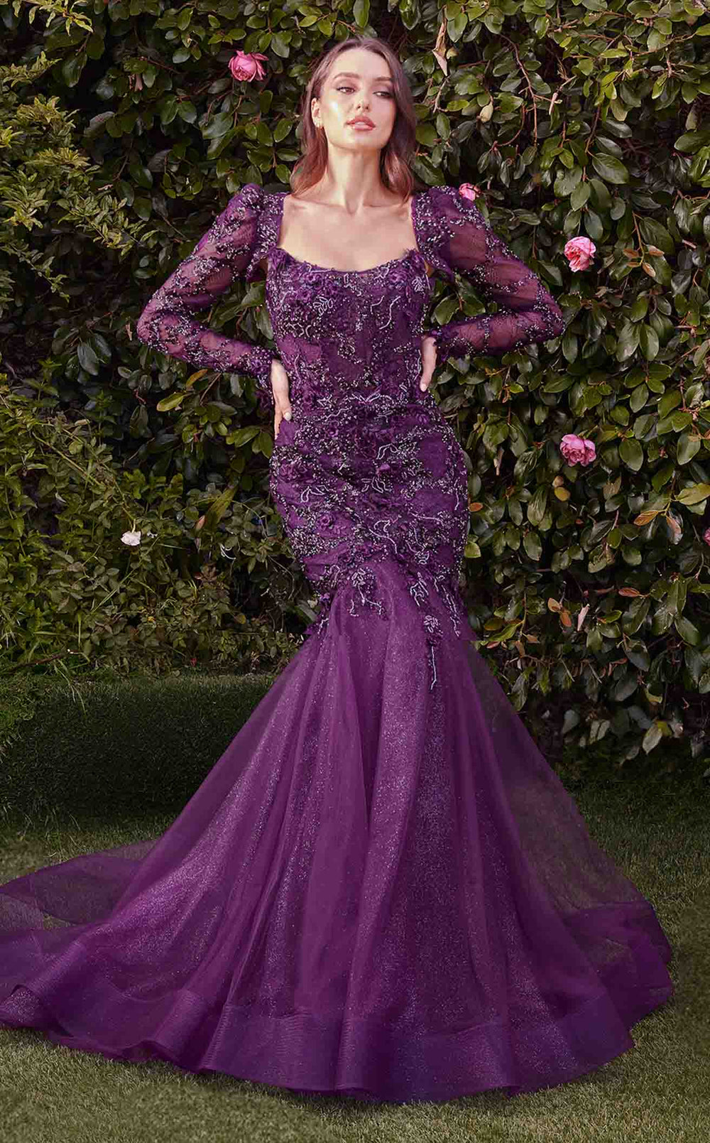 Exquisite Andrea and Leo MA101 Dress detail view - VOLAKK