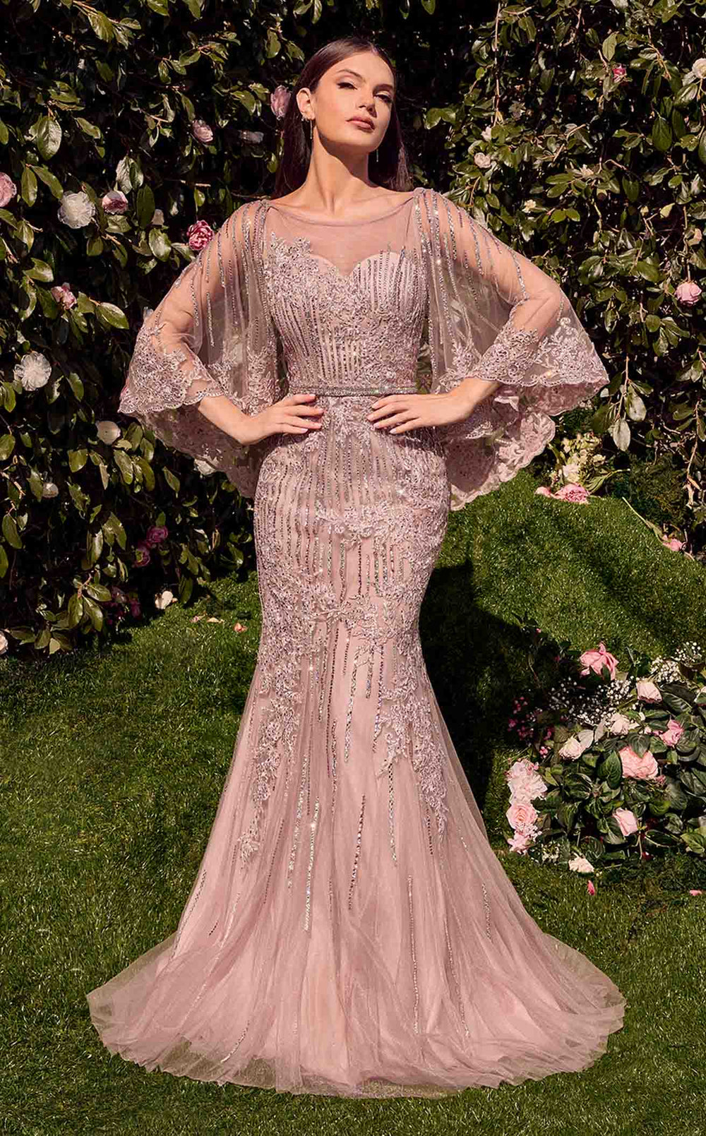 Exquisite Andrea and Leo MA105 Dress detail view - VOLAKK