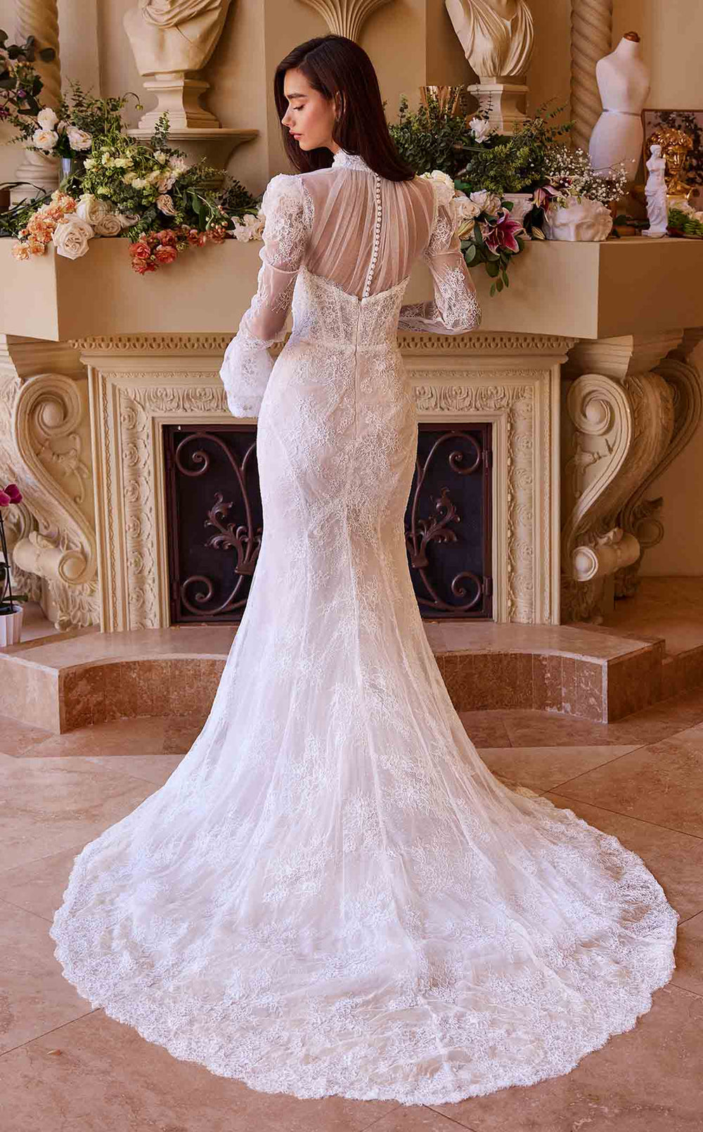 Exquisite Andrea and Leo WL042 Dress detail view - VOLAKK