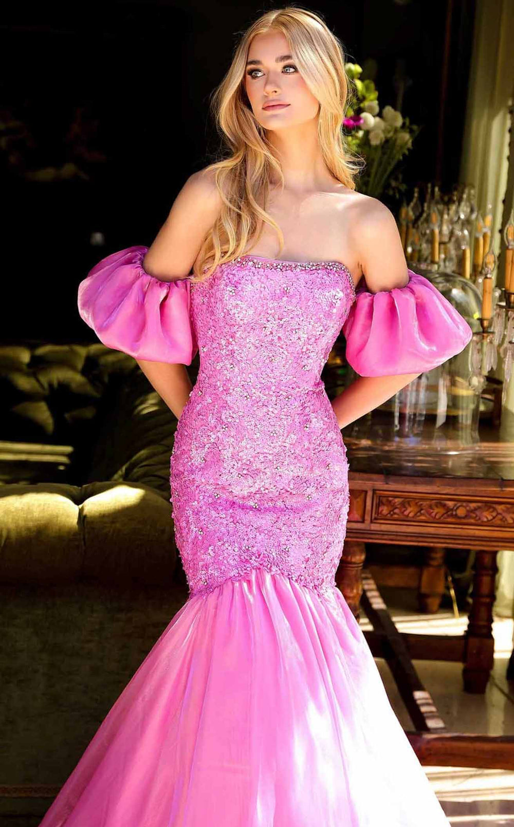 Exquisite Ava Presley 39570 Dress detail view - VOLAKK