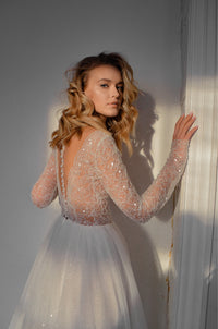 A-line Wedding Dress Aviv view 4