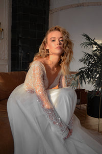 A-line Wedding Dress Aviv view 6