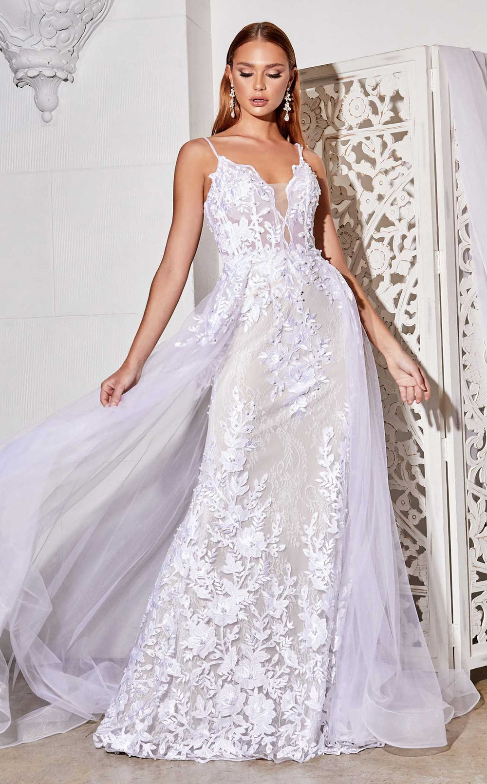 Cinderella Divine CD931W Dress details - VOLAKK