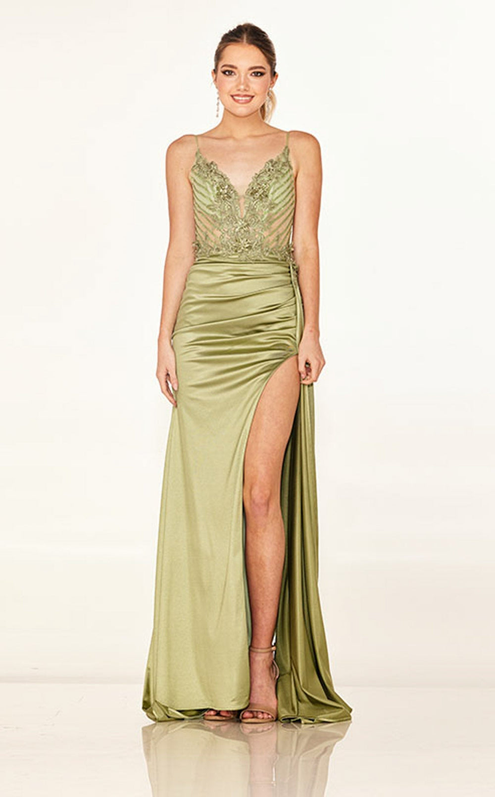 Exquisite Cecilia Couture 2610 Dress detail view - VOLAKK