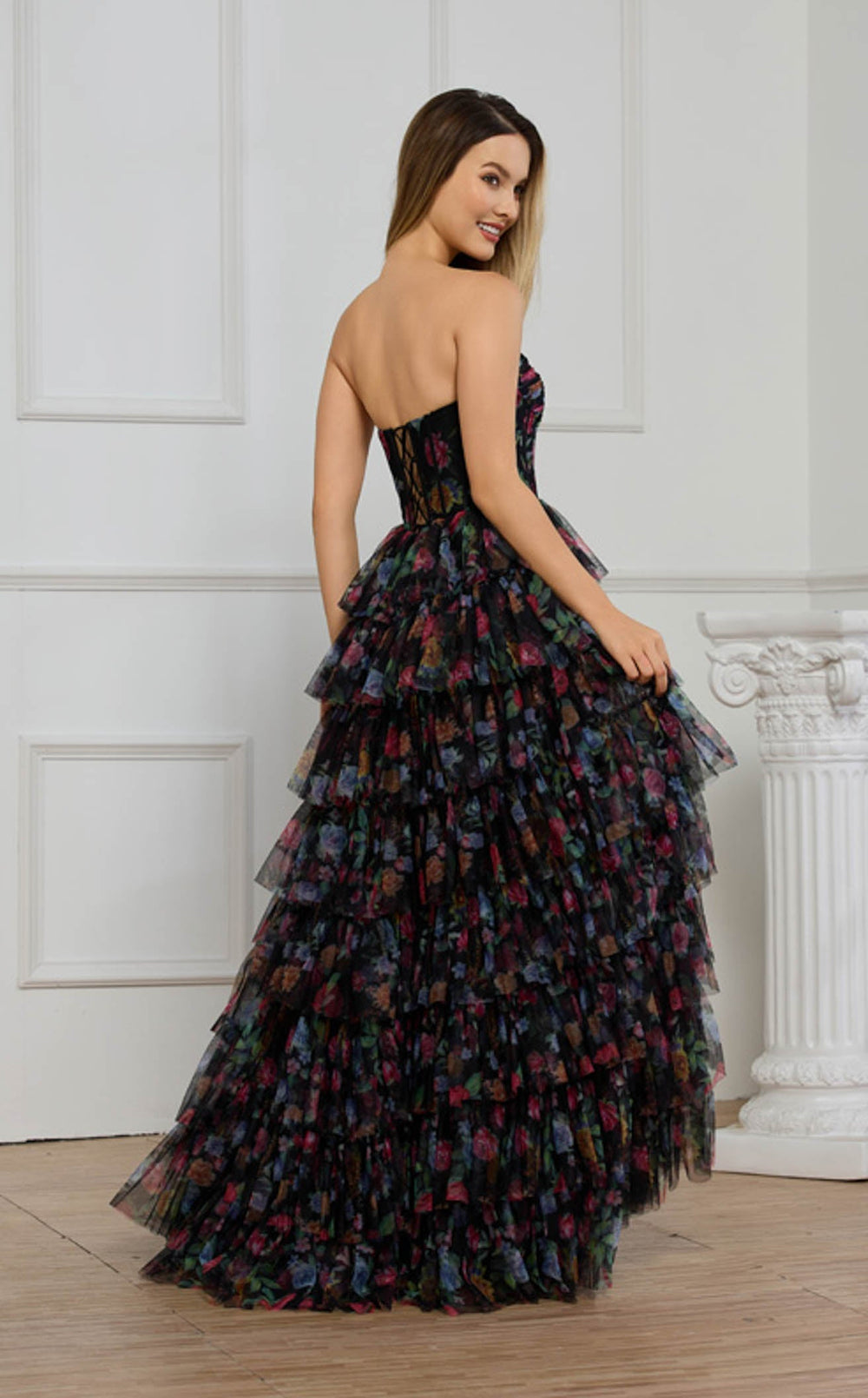 Exquisite Cecilia Couture 8005 Dress detail view - VOLAKK