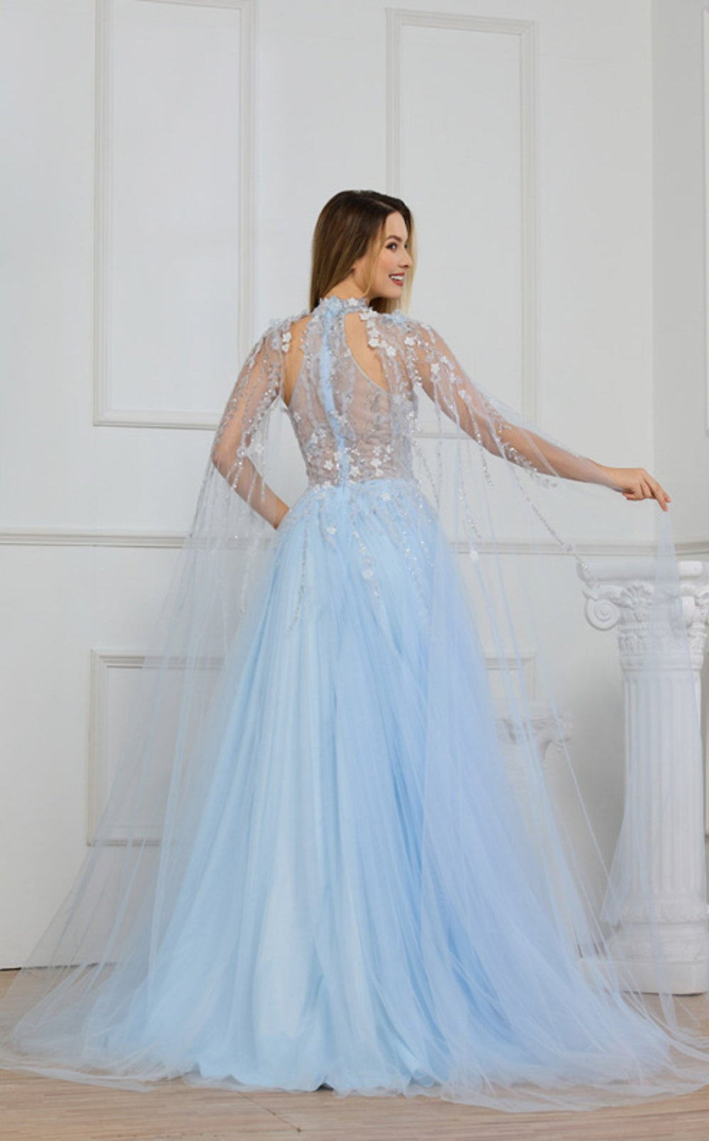 Exquisite Cecilia Couture 8048 Dress detail view - VOLAKK