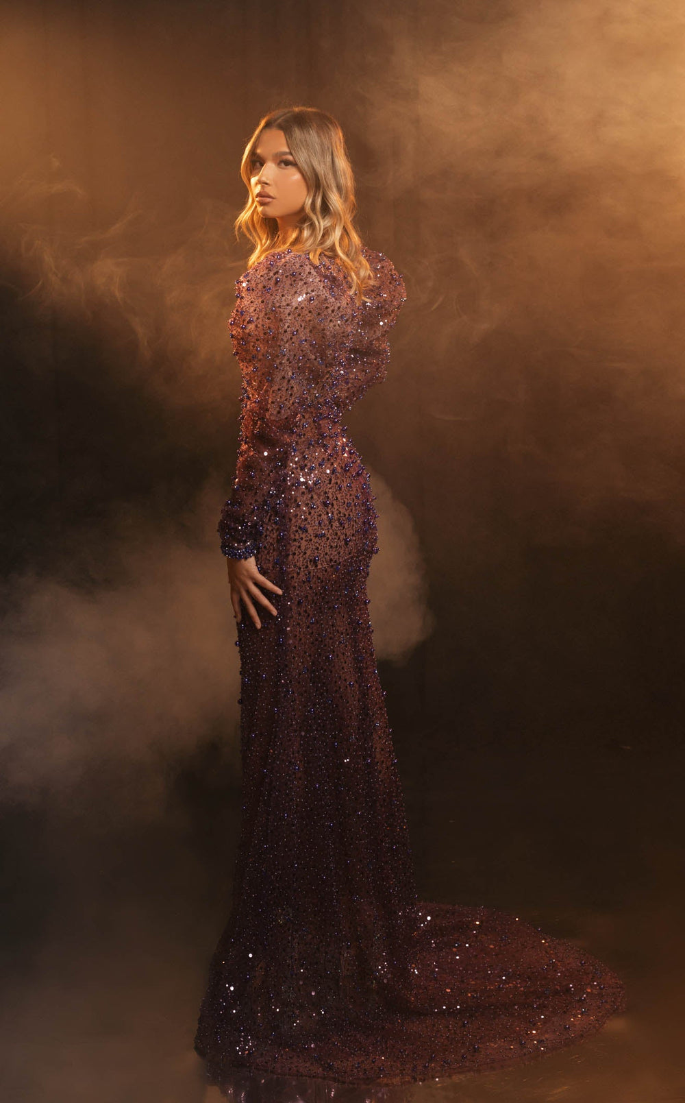 Exquisite Chvmpayne CH505 Dress detail view - VOLAKK