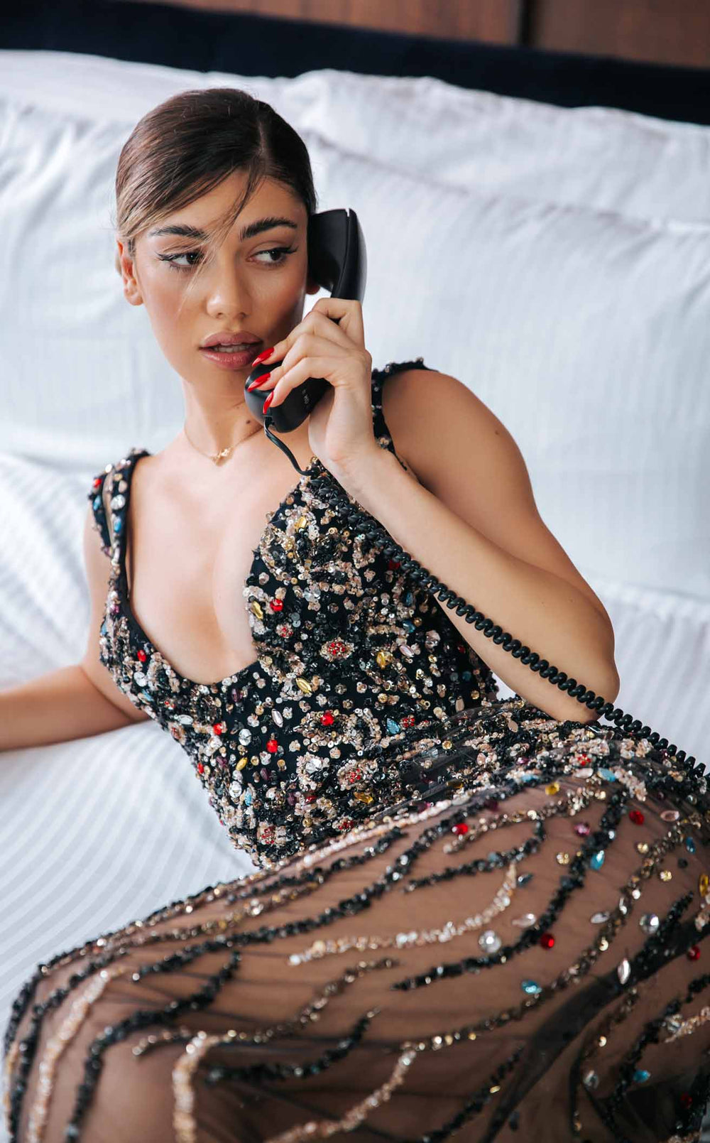 Exquisite Chvmpayne CH601 Dress detail view - VOLAKK
