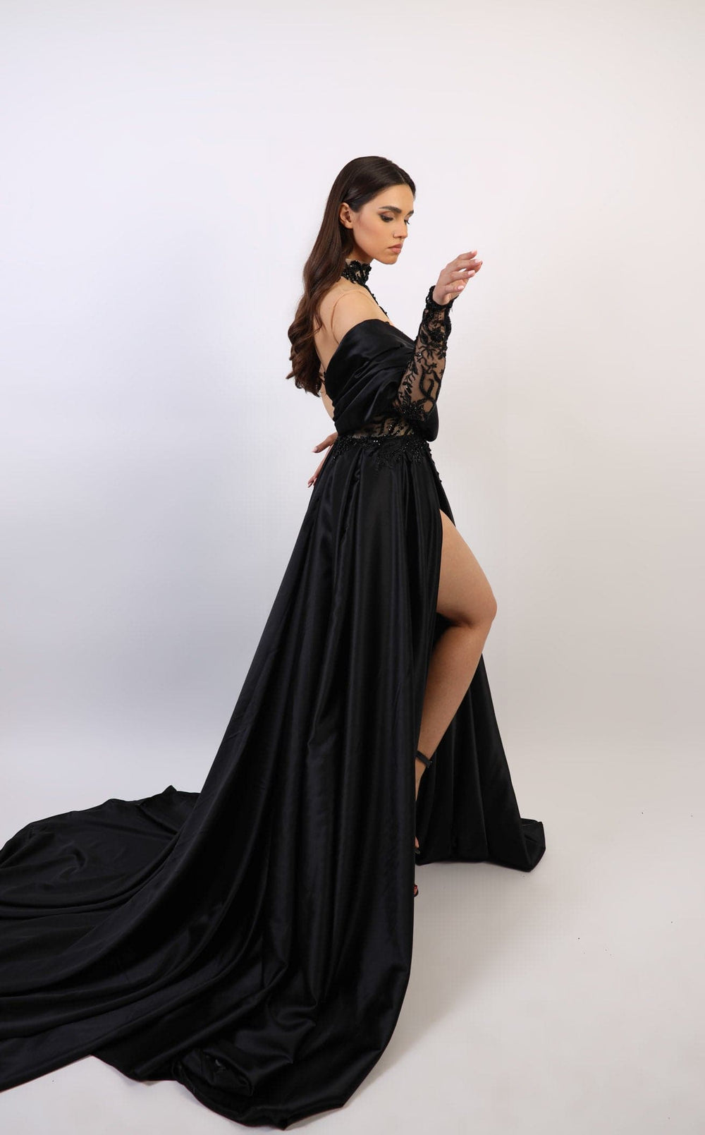 Exquisite Chvmpayne Collection DL103 Dress detail view - VOLAKK