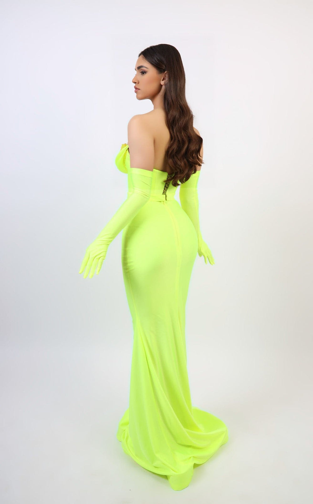 Exquisite Chvmpayne Collection DL105 Dress detail view - VOLAKK
