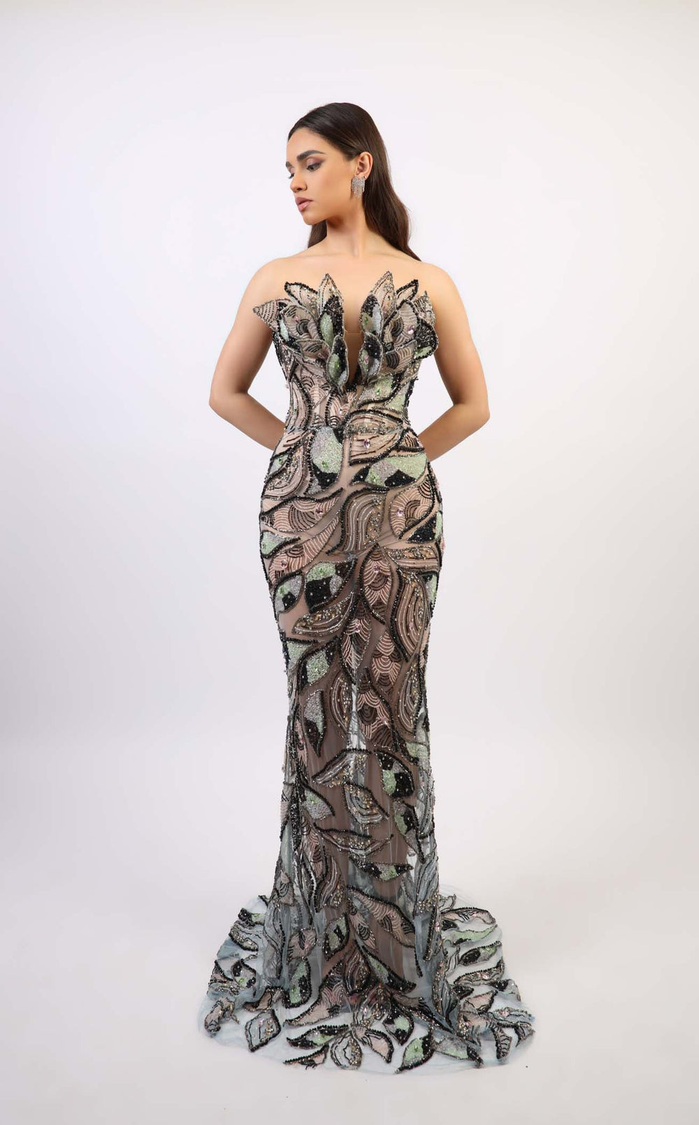 Chvmpayne Collection DL108 Dress - VOLAKK