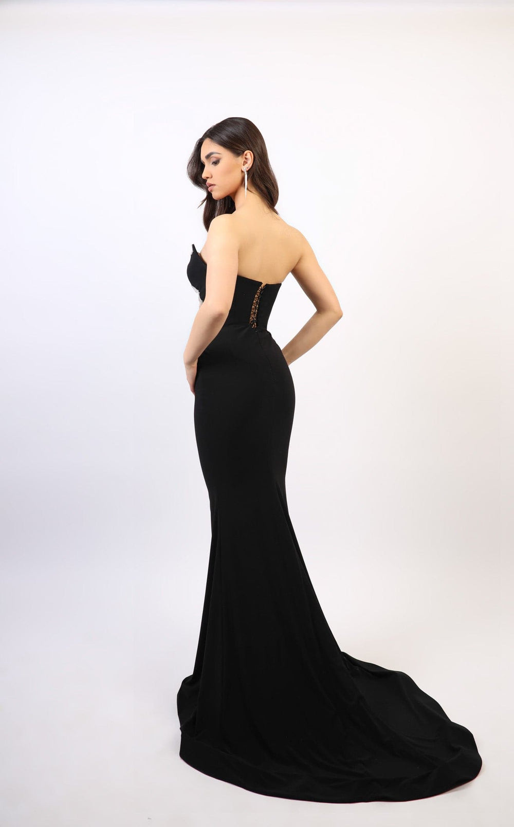 Exquisite Chvmpayne Collection DL111 Dress detail view - VOLAKK