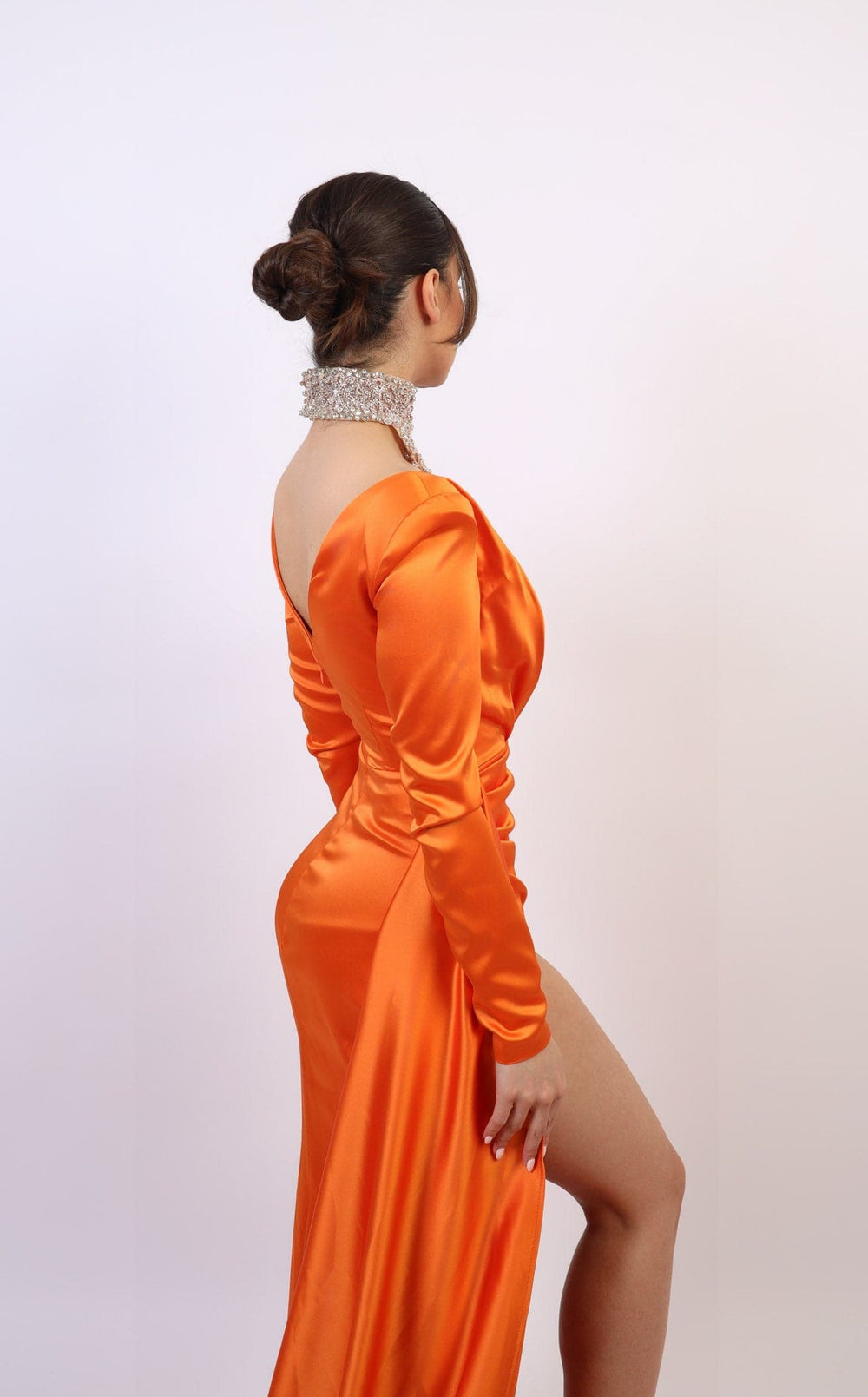 Exquisite Chvmpayne Collection DL122 Dress detail view - VOLAKK