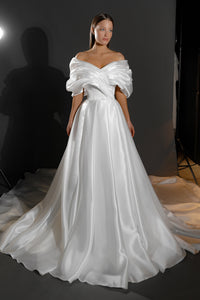 Wedding Dress Acerola with Leg Slit view 5