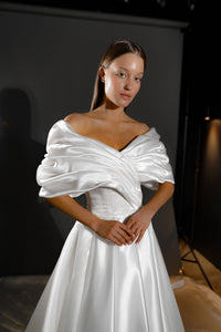 Wedding Dress Acerola with Leg Slit view 4