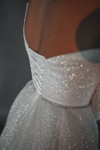 Plus Size Sparkly Wedding Dress Miranda view 18