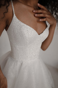 Shiny Short Wedding & Evening Dress Rakel 2 view 5