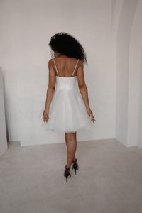 Shiny Short Wedding & Evening Dress Rakel 2 view 6